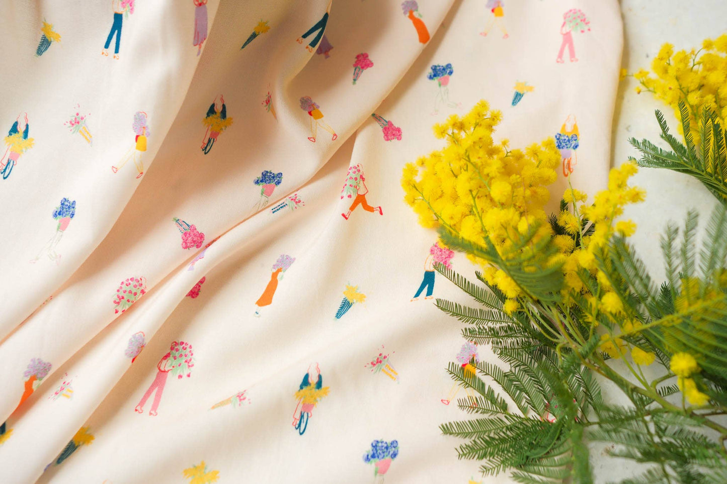 Viscose MARCHE AUX FLEURS