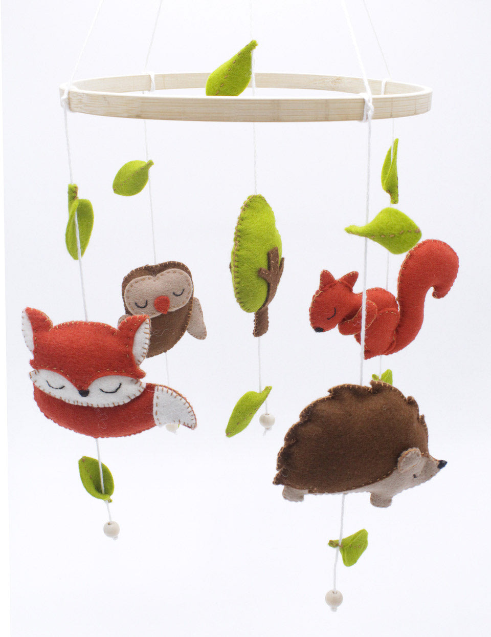 kit broderie feutrine mobile animaux