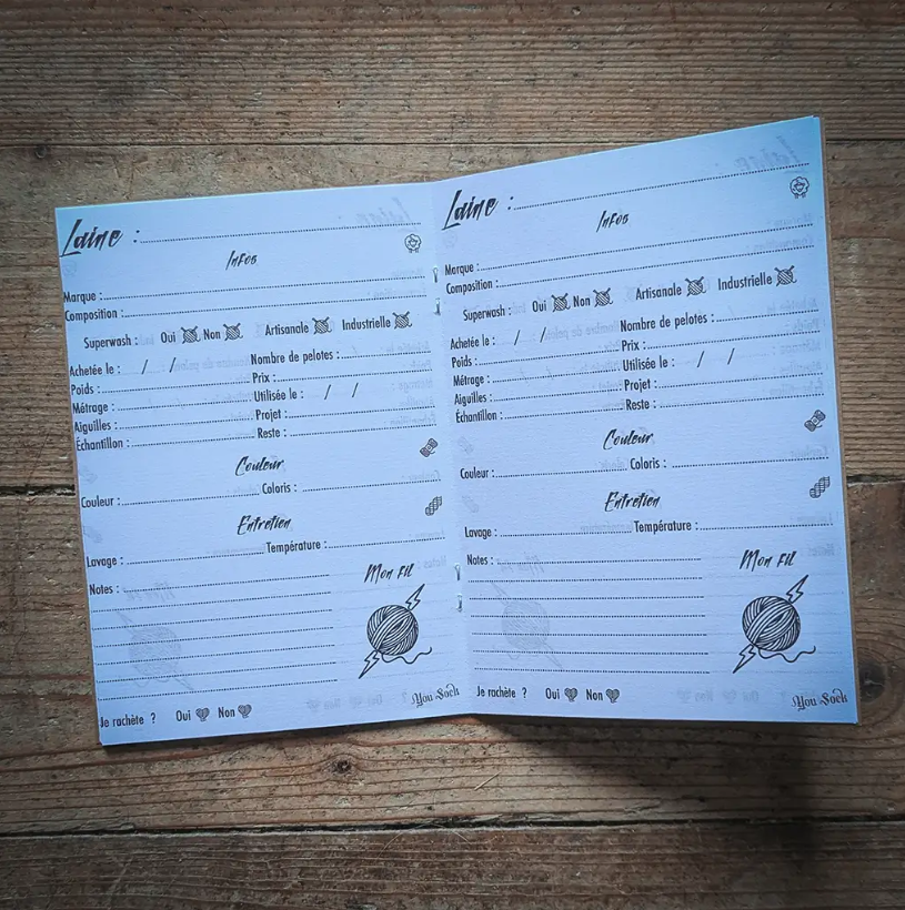 carnets Ă laines