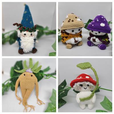 Dans la forêt enchantée - 20 amigurumis