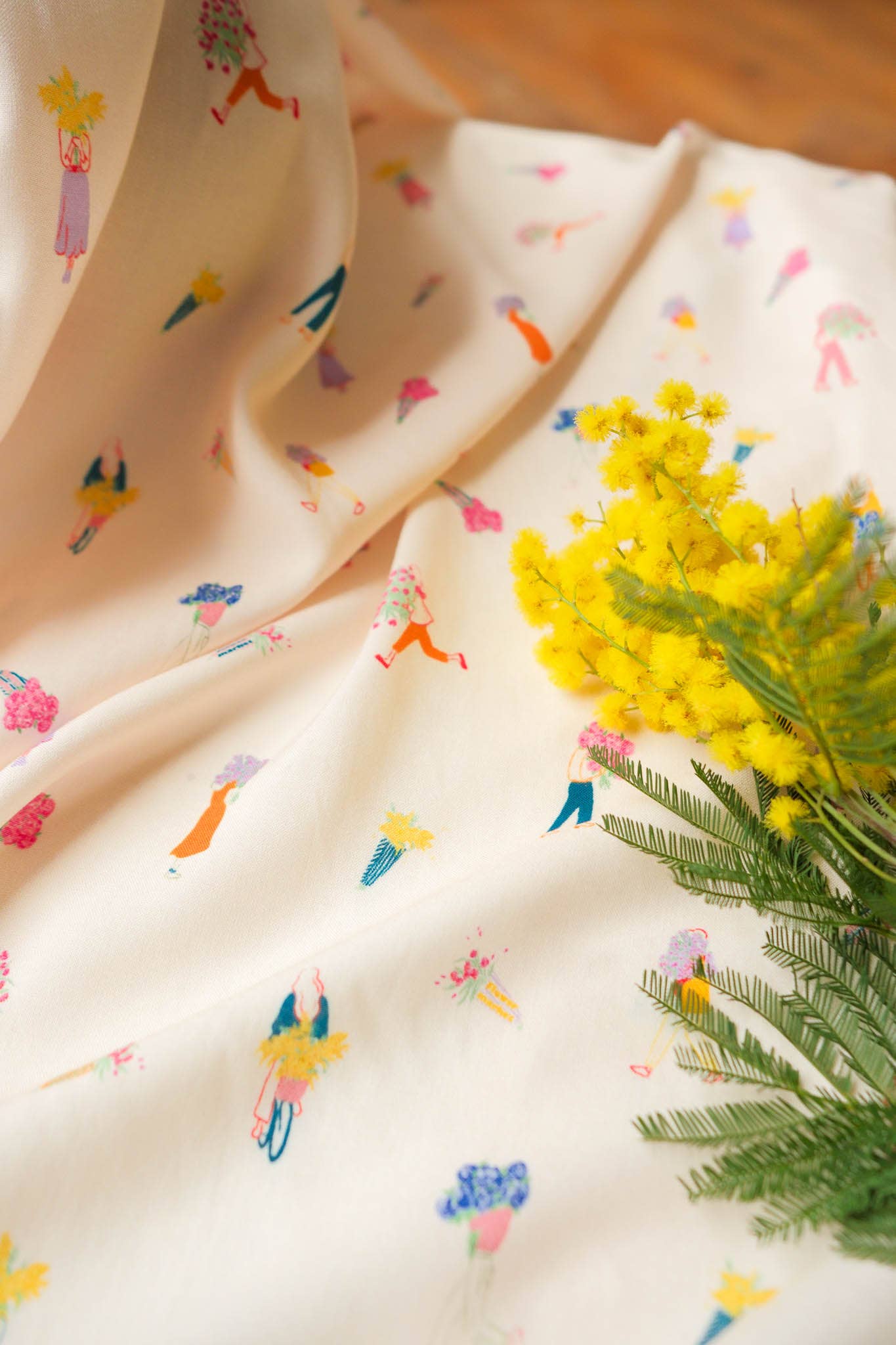 Viscose MARCHE AUX FLEURS