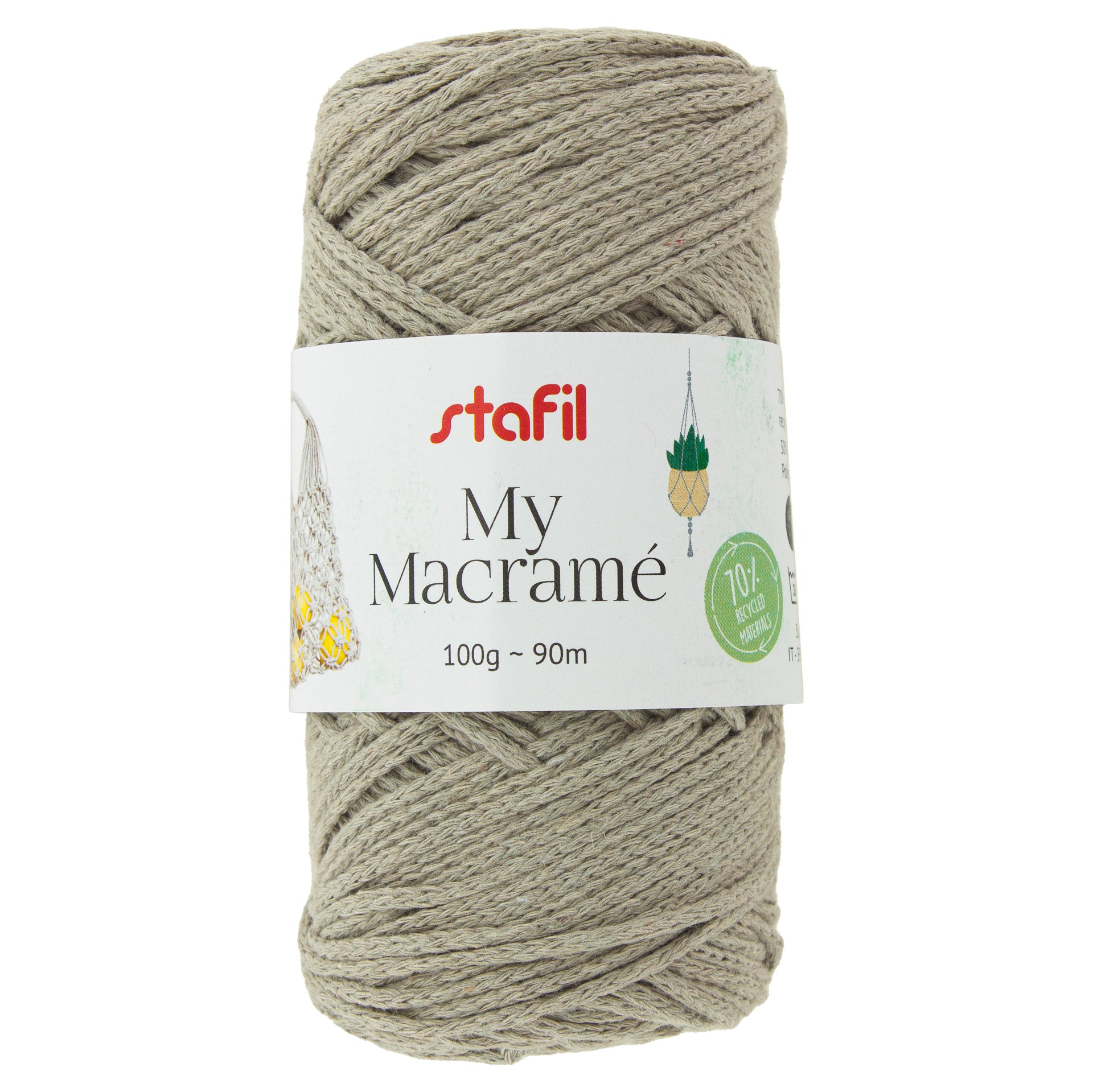 fil macramé 2 mm beige