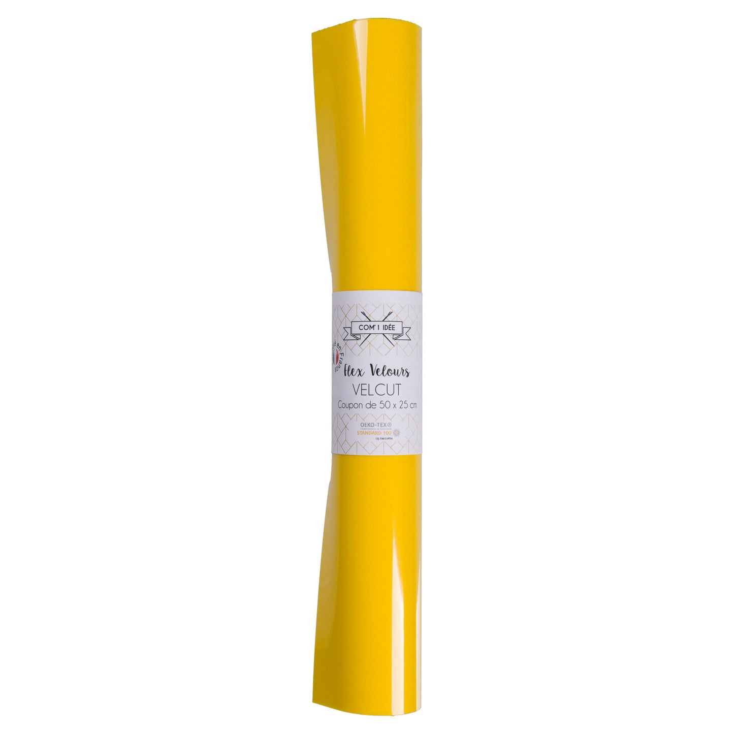 flex thermocollant velours jaune