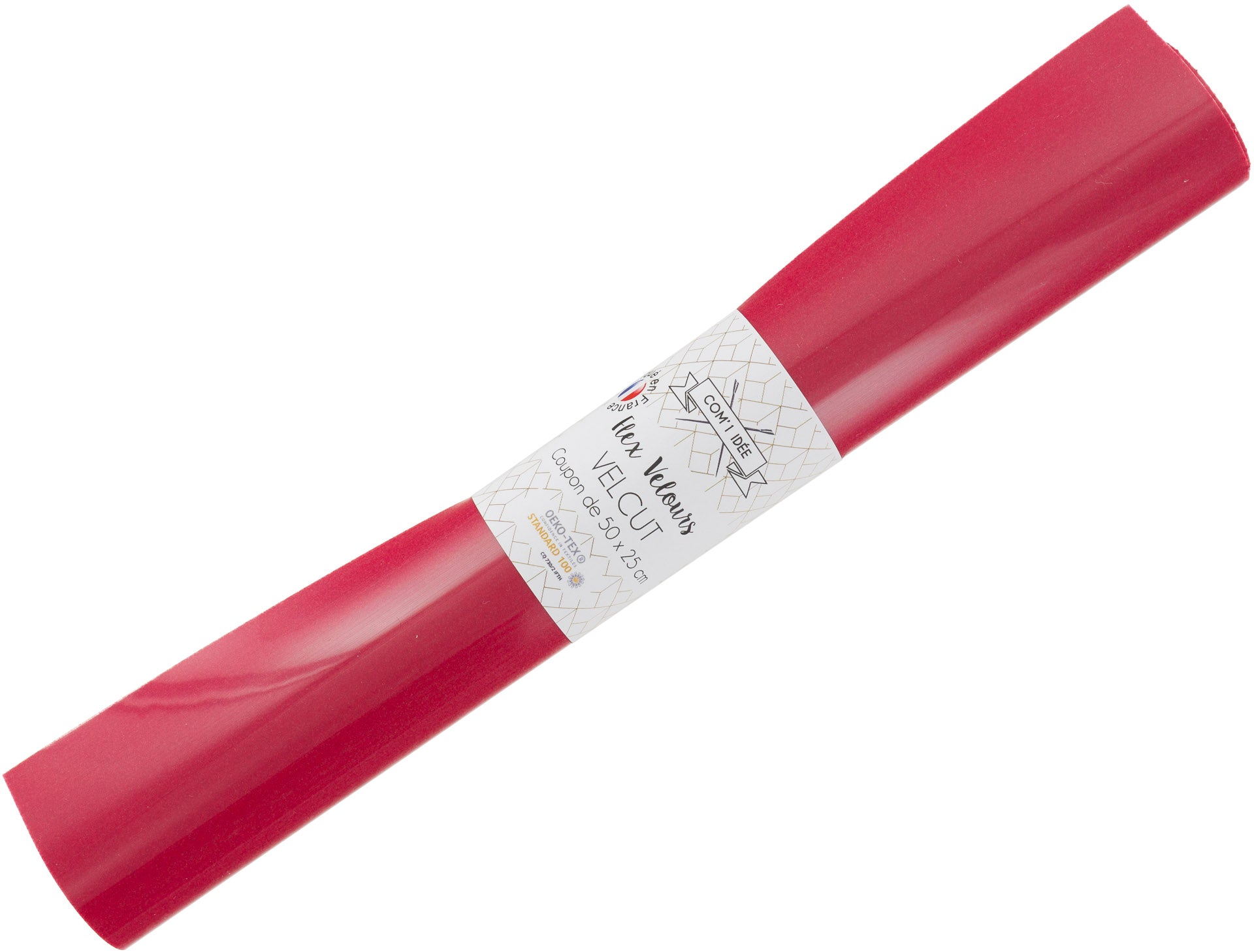 flex thermocollant velours rouge