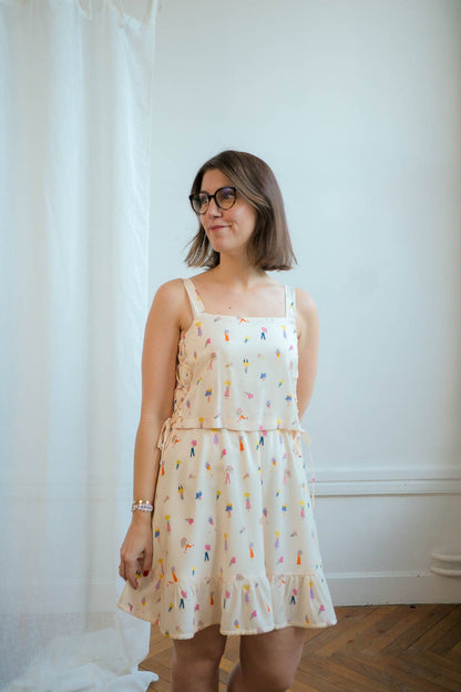 Viscose MARCHE AUX FLEURS