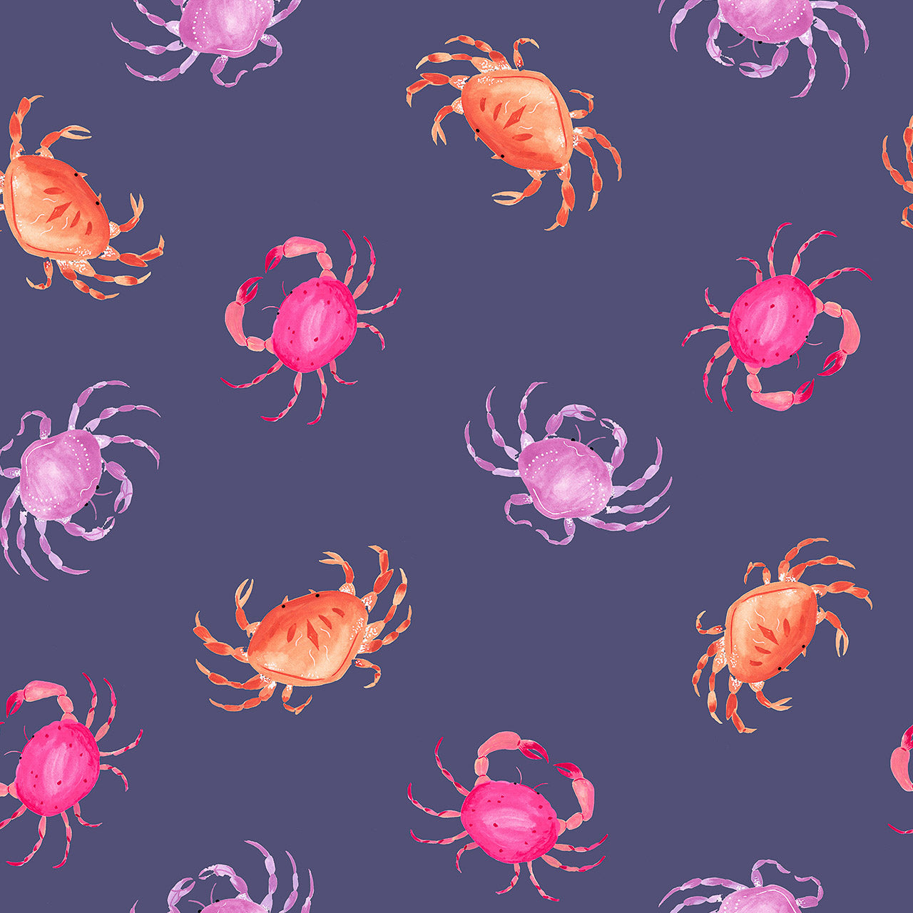 tissu coton crabe dashwood