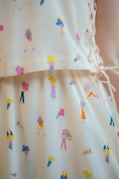 Viscose MARCHE AUX FLEURS