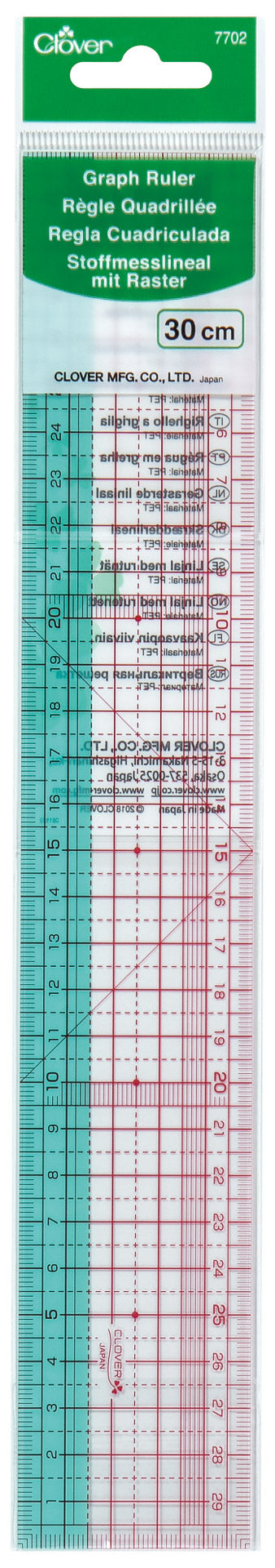 régle japonaise quadrillé 30 cm