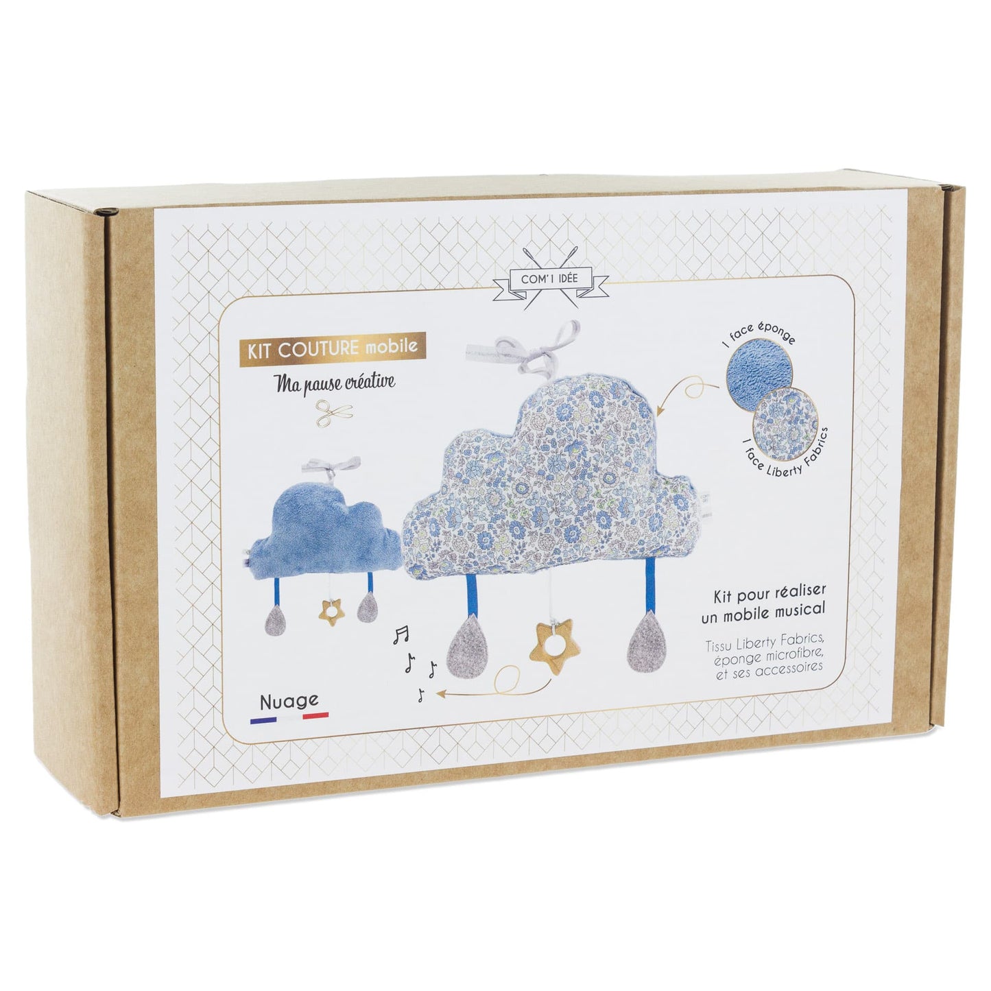 kit couture mobile bébé nuage