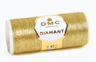 fil diamant DMC doré