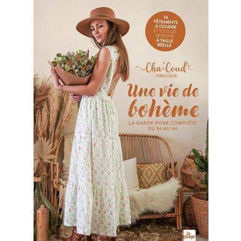 livre patrons de couture bohème - cha'coud