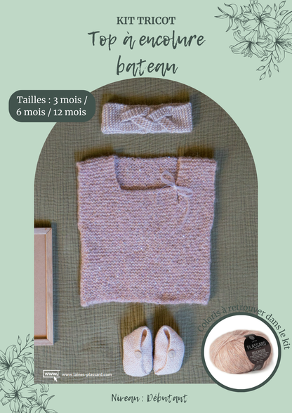 kit tricot débutant bébé