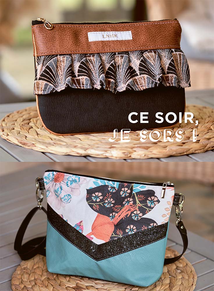 livre patrons couture accessoires et sacs femmes - LNHK