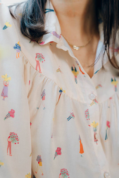 Viscose MARCHE AUX FLEURS