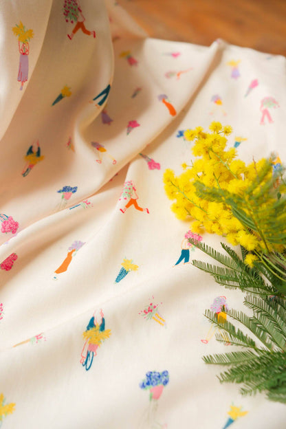 Viscose MARCHE AUX FLEURS