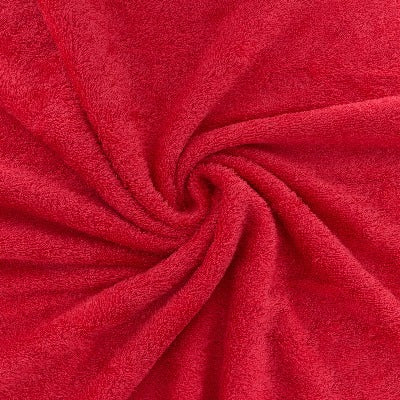 éponge en viscose de bambou rouge coquelicot