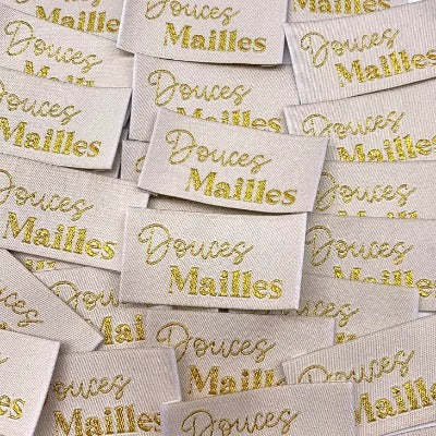 étiquette à coudre en tissu - L'étiquette Home Couture