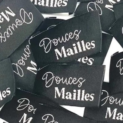 étiquette à coudre en tissu - L'étiquette Home Couture