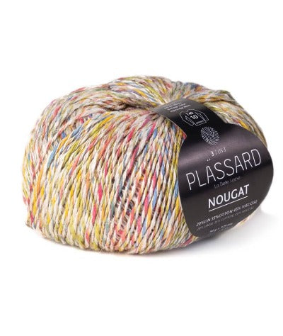 plassard - nougat - aiguilles 3 - lin - coton - viscose