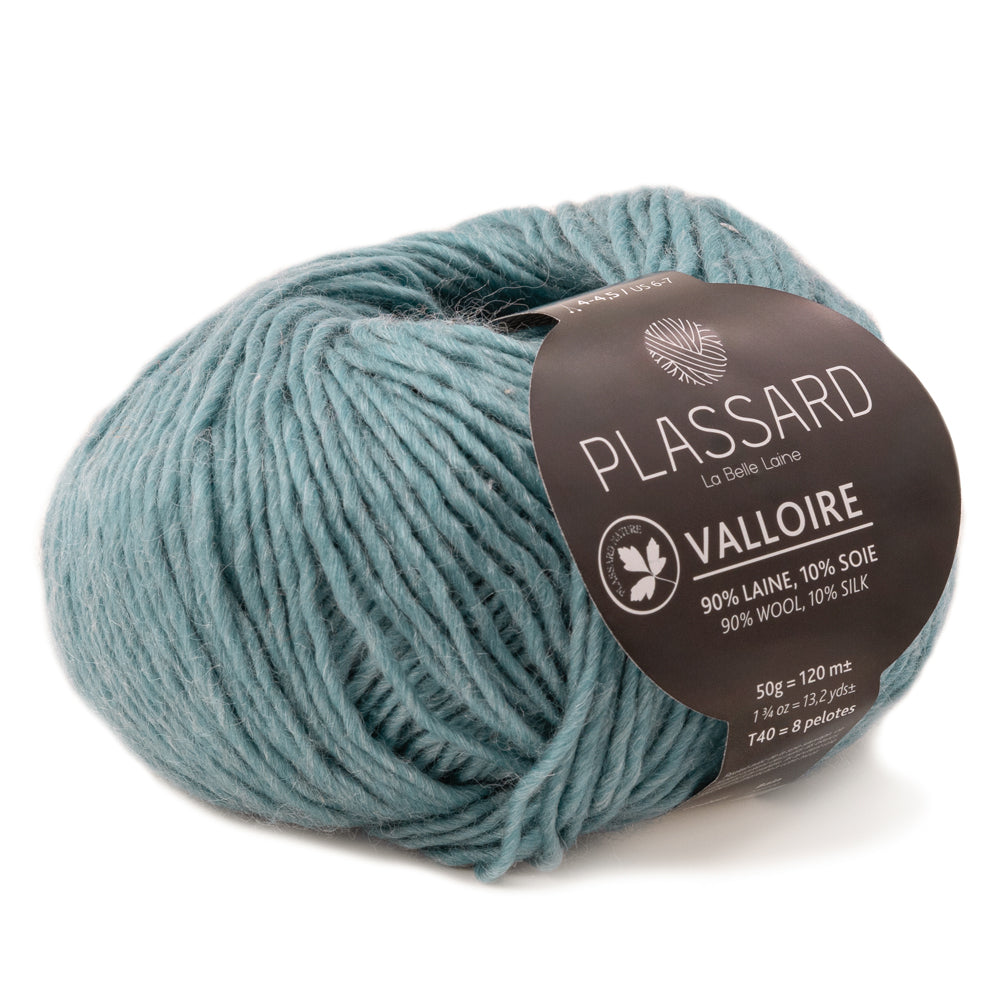 fil valloire plassard merino superwash aiguilles 4/4.5 bleu clair