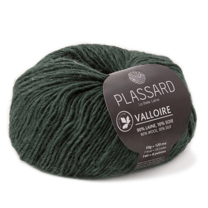 fil valloire plassard merino superwash aiguilles 4/4.5 vert